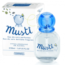 Retrouvez Mustela Musti eau de soin parfumée 50ml aux meilleurs prix sur Bebemaman.ma . Livraison à domicile partout au Maroc.