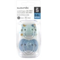 Retrouvez Suavinex 2 Sucettes Symétriques Into The Forest SX Pro 0-6 moisaux meilleurs prix sur Bebemaman.ma . Livraison à domicile !