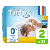 Retrouvez Tidoo Couches Écolo Taille 2/S 3/6kg 31un aux meilleurs prix sur Bebemaman.ma . Livraison à domicile partout au Maroc.