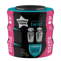 Retrouvez Tommee Tippee Lot de 3 recharges Twist & Click au meilleur prix sur Bebemaman.ma . Livraison partout au Maroc.