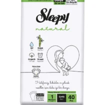 Retrouvez Sleepy Couches Natural Nouveau Née Taille 1 - (2-5kg) 40 Unités aux meilleurs prix sur Bebemaman.ma . Livraison à domicile partout.