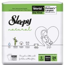 Retrouvez Sleepy Natural Couches Bébés Junior Taille 5 - (11-18kg) 24 Unités aux meilleurs prix sur Bebemaman.ma . Livraison à domicile partout.