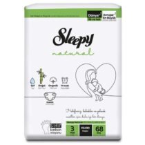 Retrouvez Sleepy Natural Couches Culottes Midi Taille 3 - (4-9kg) 68 Unités aux meilleurs prix sur Bebemaman.ma . Livraison à domicile partout.