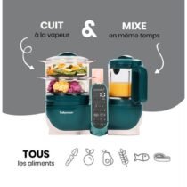 Découvrez le robot multifonctions Nutribaby(+) de Babymoov pour des repas variés et savoureux. Disponible sur bebemaman.ma. Cuisson vapeur, mixage, décongélation, stérilisation et chauffe-biberons en un seul appareil.