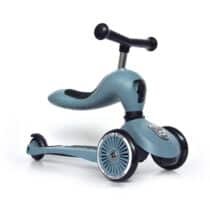 Bebemaman-Scoot And Ride  Trottinette 2en1 Highwaykick 1 - Bleu Acier