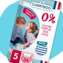 Retrouvez Carryboo Couches Culottes Écologiques Taille 5 (12-18kg) 34 unités aux meilleurs prix sur Bebemaman.ma . Livraison à domicile partout au Maroc.