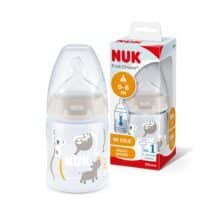 Retrouvez Nuk Biberon first choice+ Température control 150ml 0-6mois Gris aux meilleurs prix sur Bebemaman.ma . Livraison à domicile partout au Maroc.