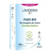 Retrouvez Gilbert Pack Promo Liniderm Coton Pads Bio 360 Rectangles aux meilleurs prix sur Bebemaman.ma . Livraison à domicile partout au Maroc.