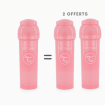 Bebemaman-Offre Biberon twistshake Rose