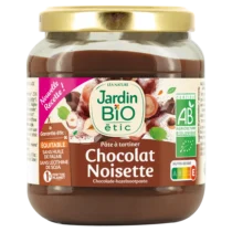 Retrouvez Jardin Bio étic Pâte à tartiner Chocolat Noisette Bio 350g aux meilleurs prix sur Bebemaman.ma . Livraison à domicile partout au Maroc. Paiement à la livraison.